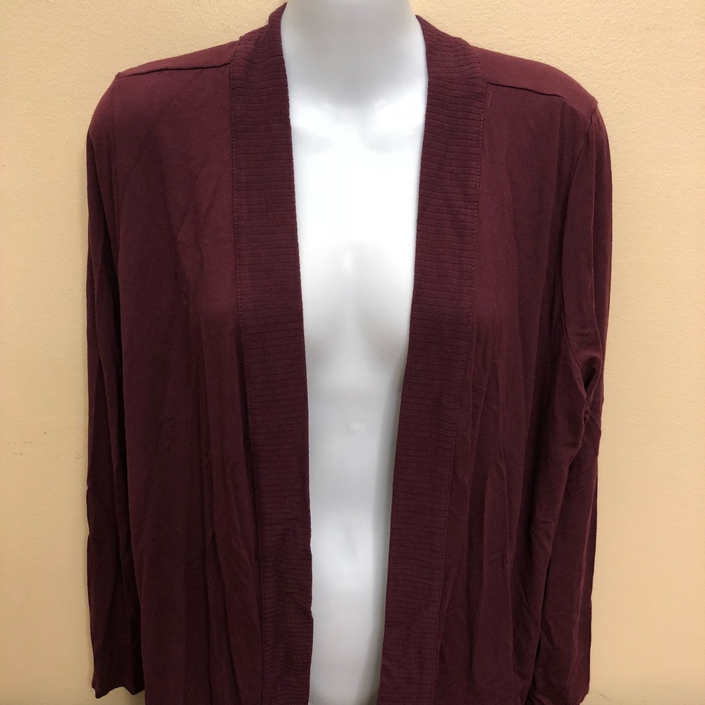 Gorgeous J.Jill Maroon Cardigan